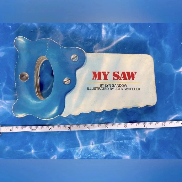 My Saw by Lyn Sandow - Vintage Kids / Toddler Board Book  - 1988 🪚📖 - Picture 1 of 4
